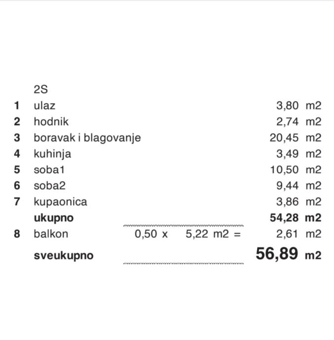 Stan Split ZNJAN Novogr 60m2 Garaza Prodaja