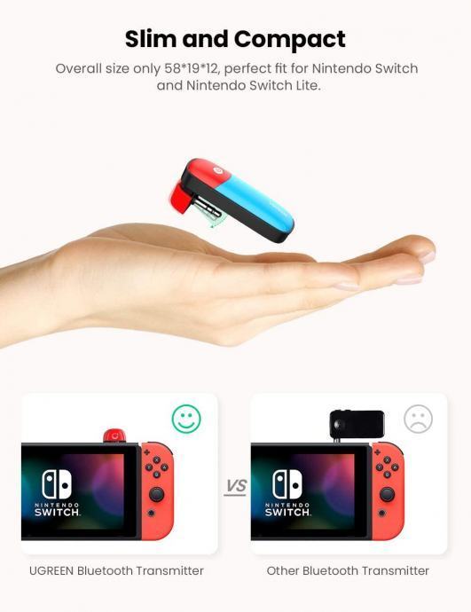 Ugreen Bluetooth Transmitter Nintendo Switch