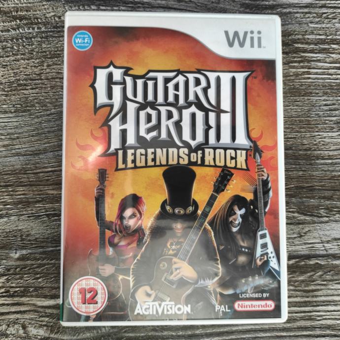 Wii Guitar Hero Iii Legends Of Rock Wii