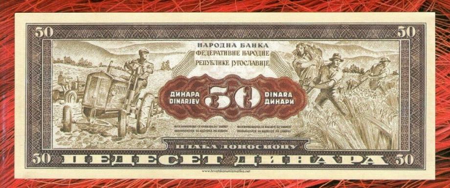 Jugoslavia Yugoslavia Dinara Dinars Unc