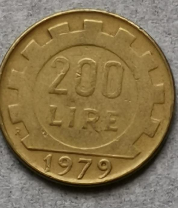 KOVANICA 200 LIRA 1979