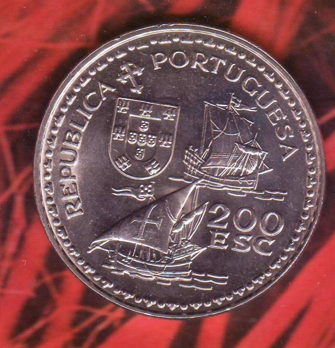 PORTUGAL 200 ESCUDOS 1994 G UNC A 008