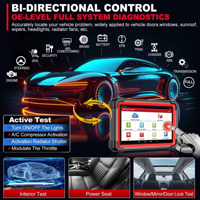 Auto Dijagnostika Launch X Crp E Bt Delphi Obd