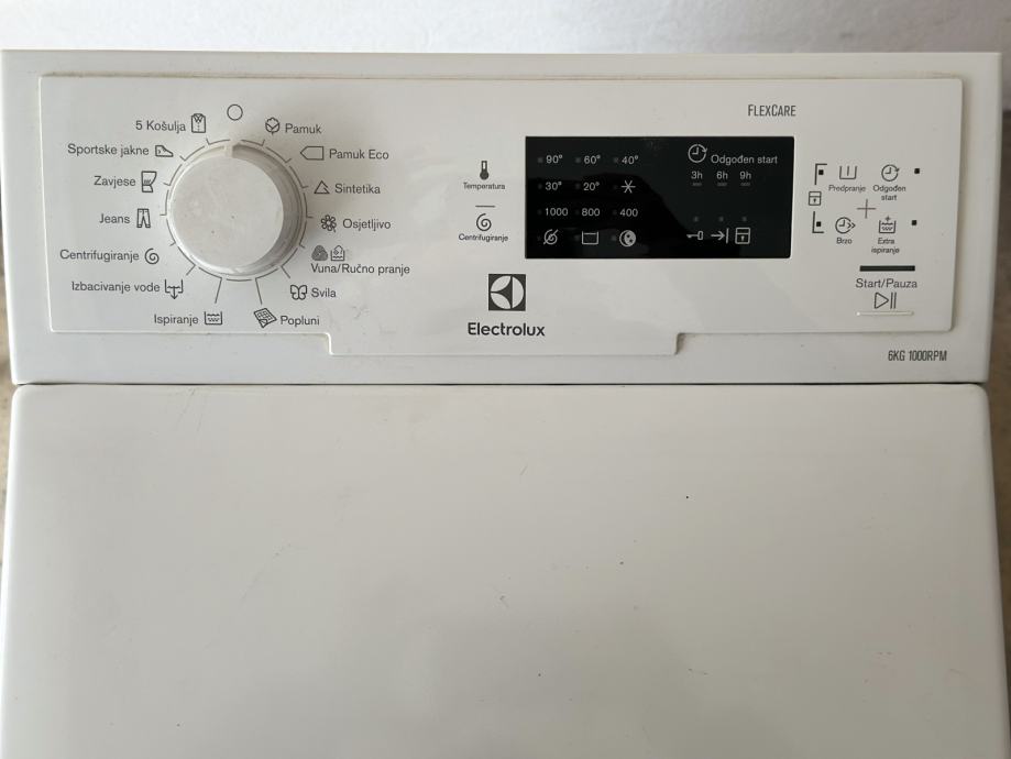 Electrolux Perilica Rublja 6kg 1000RPM