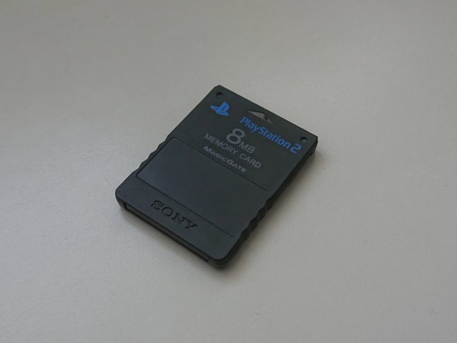 PS2 Memory Card 8MB Dvije Originalne Memorijske Kartice 2x