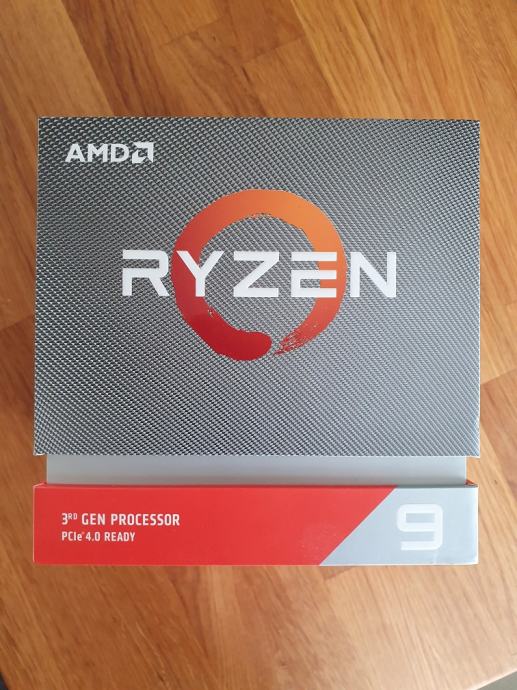 AMD Ryzen 9 3900x BOX uključen Wraith Prism s RGB LED