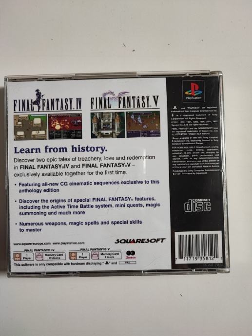 Final Fantasy Anthology Ps1