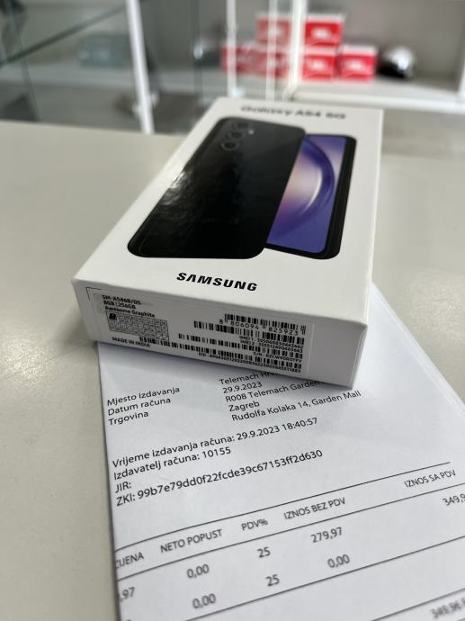 Samsung Galaxy A54 5G 8 256GB NOVO GARANCIJA R1 račun