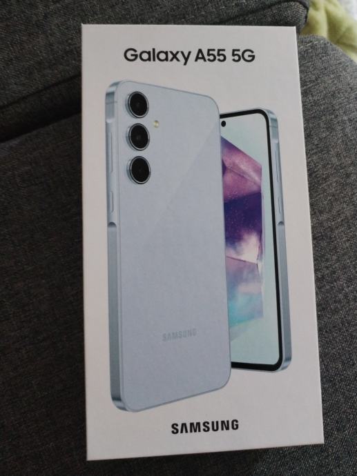 SAMSUNG A55 5G 256GB BLUE NOVO ZAPAKIRAN RAČUN