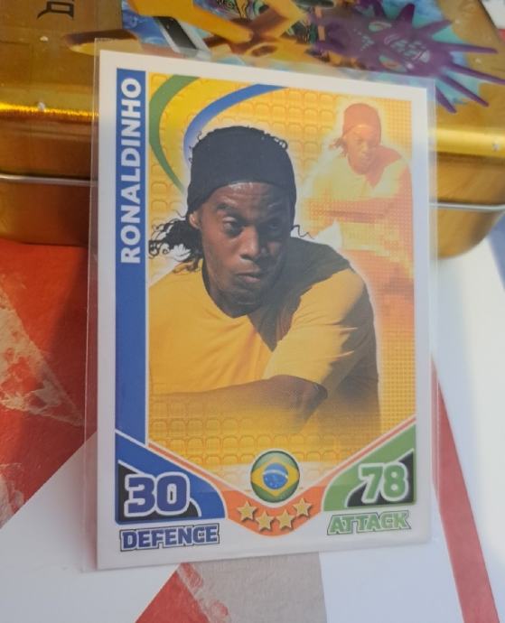 Ronaldinho Kartica Match Attax World Cup