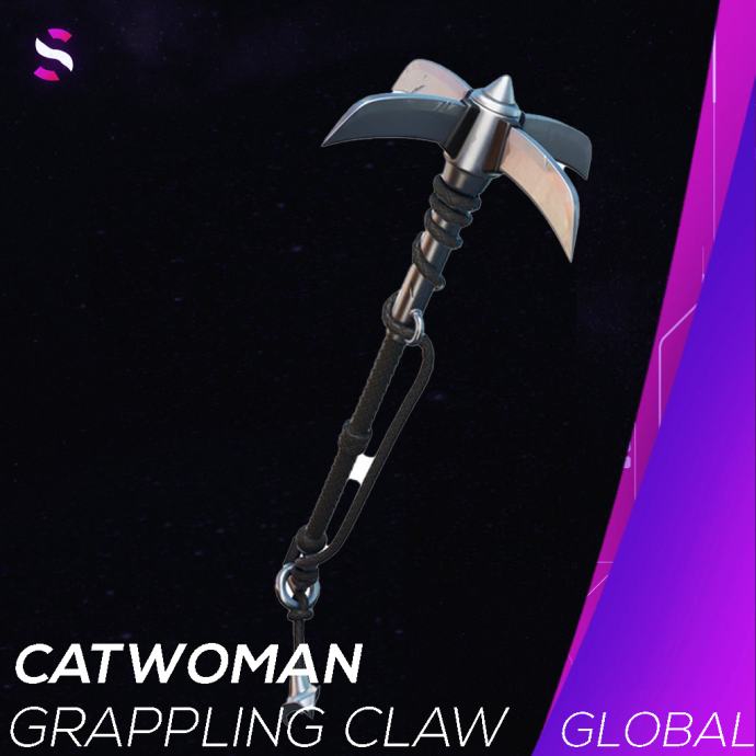 Fortnite Catwomans Grappling Claw Pickaxe Kod