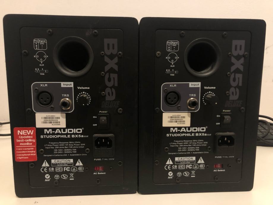 M Audio Bx A Deluxe Studijski Monitori