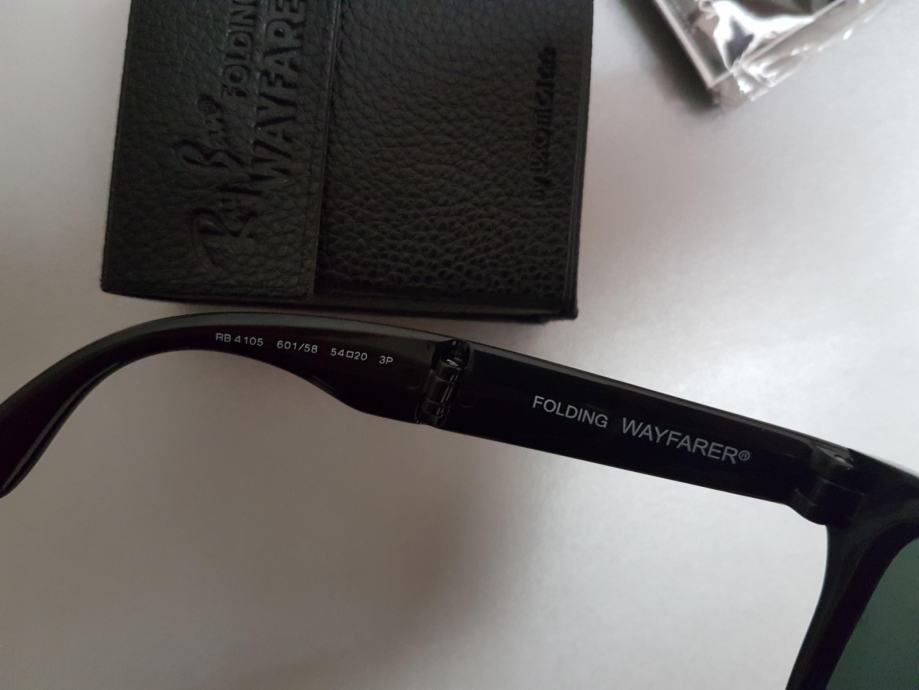 Ray Ban Polarizirane Folding Wayfarer RB4105 601 58 sunčane naočale