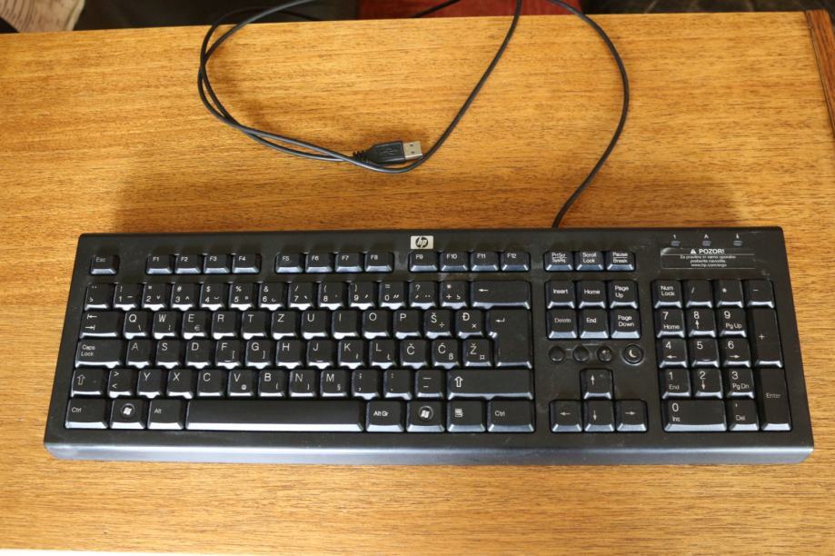 HP PR1101U USB Multimedia Wired Keyboard