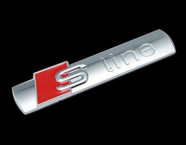 Audi S Line Grill Emblem Logo