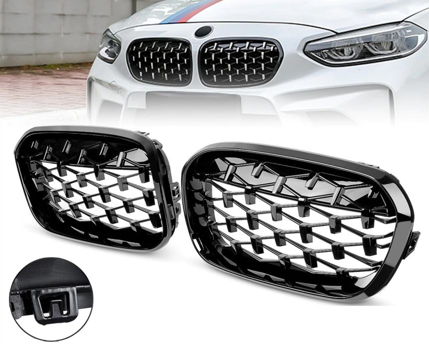 Bmw F Crni Sjajni Diamond Grill Bubrezi