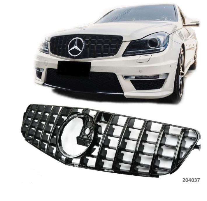 Mercedes Benz C Klasa W S C Maska Gril Amg Gt R Crna