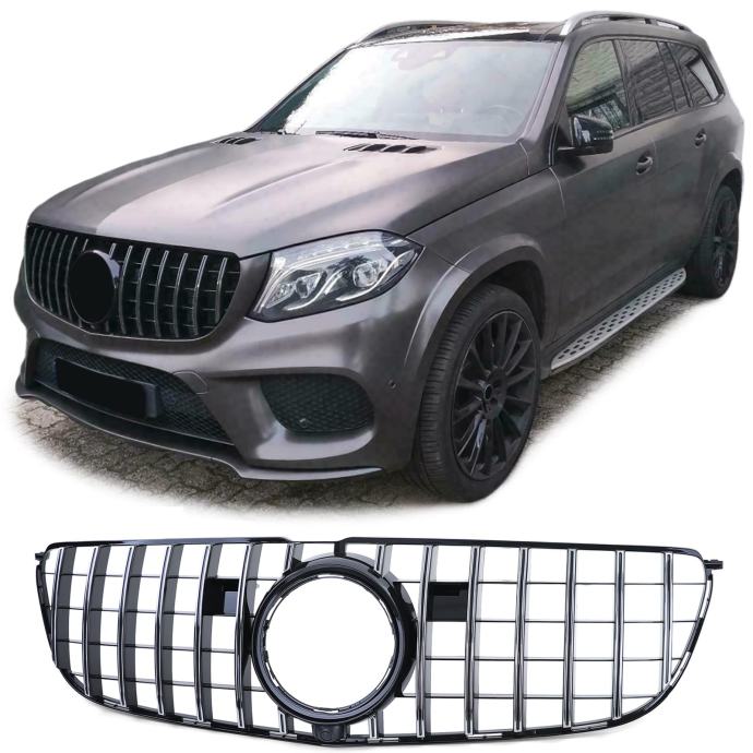 Mercedes GLS X166 Facelift 2015 2019 Maska Grill AMG GT R Chrome