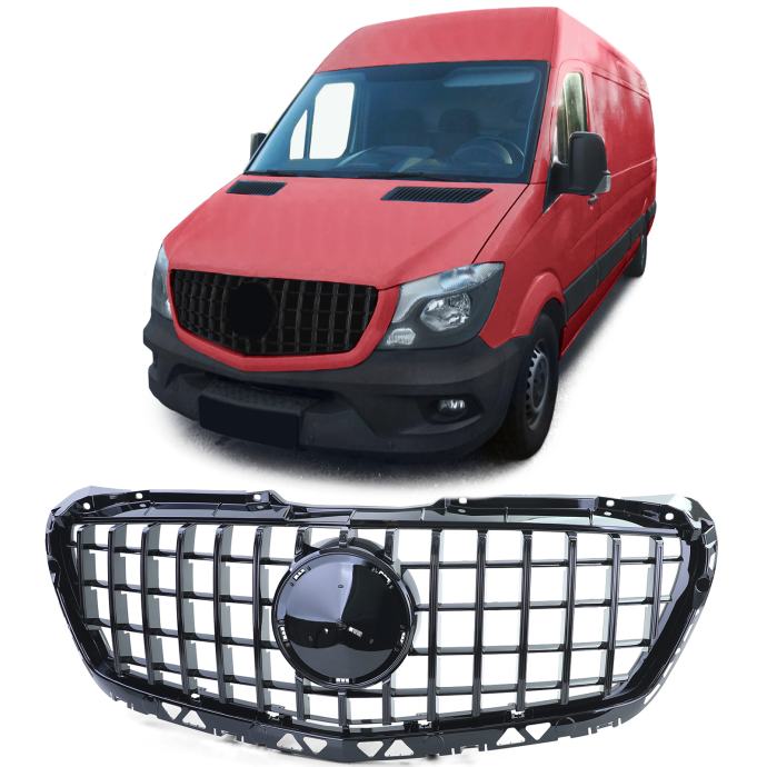 Sportska Maska Crni Sjaj Za Mercedes Sprinter W Facelift