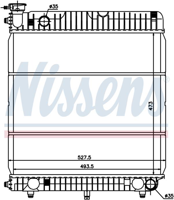 HLADNJAK VODE MERCEDES SPRINTER 207 208 209 210 307