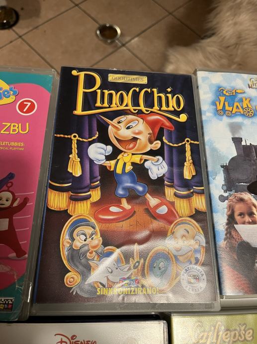 VHS originali animirani dječji filmovi 2 komad