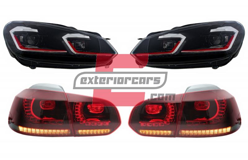 VW GOLF 6 LED prednji farovi G7 5 GTI look Full LED stražnja svjetla