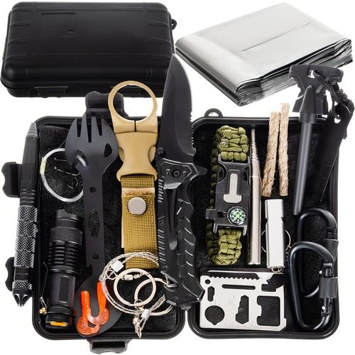 SET ZA PREŽIVLJAVANJE 32u1 XL Survival kit oprema outdoor prirodu