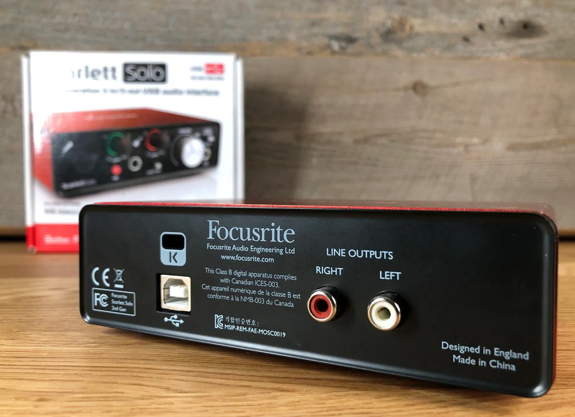 Focusrite Scarlett Solo Nd Gen