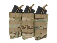 8Fields Airsoft Open Top Triple AK Mag pouch-MC