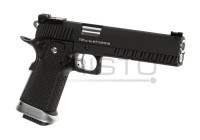 Airsoft pištolj KJ Works Hi-Capa 6 Full Metal GBB (gas-blowback) BK