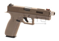 Airsoft pištolj KJ Works KP-13F TBC Full Auto Metal Version GBB (gas-b