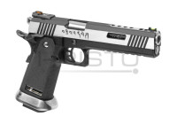 Airsoft pištolj WE Hi-Capa 6 Force A Silver cijev Full Metal GBB (gas-