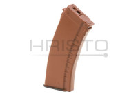 APS airsoft Magazine AK74 hicap spremnik 500rds Smeđi