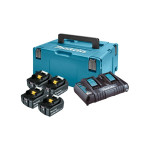 MAKITA aku set LXT 4xAku 18V 4,0Ah 1xDC18RD Makpac 197503-4