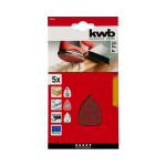 KWB quick-stick set brusnih papira drvo/metal 96x136 mm, g40, 5/1