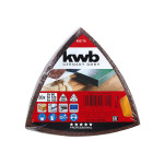 KWB quick-stick set trokutastih brusnih papira drvo/metal 105 mm, 20/1