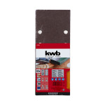 KWB set brusnog papira za drvo i metal 93x230 mm, tip B, Sparpack, 30/