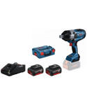 BOSCH aku udarni stezač GDS 18V-1050 H 2xAku 18V 5,0Ah + L-BOXX