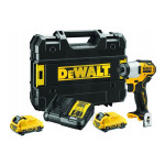 DeWalt aku udarni odvijač 1/4" 12V + 2 x 2,0 Ah, s koferom