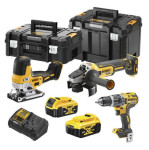 DeWalt set aku alata DCK329P2T 18V 2x5,0Ah bušilica, ubodna pila i bru