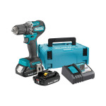 MAKITA aku bušilica-odvijač DDF487RAJ 2xAku 18V 2,0Ah Makpac