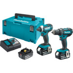 Makita aku set alata DLX2127TJ1 3x18V 5,0Ah udarni odvijač + bušilica