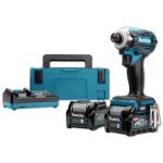 MAKITA aku udarni odvijač TD001GD201 2xAku 40V 4,0Ah + Makpac