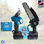 SET MINI AKU PILA + AKU ŠKARE 42V X2 BATERIJA HAMMER TOOLS