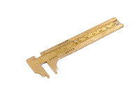 Pomično/kljunasto merilo analogno, medenina, 100 mm