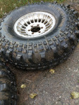 Alu felge 15'' rupe 6x139.7, 5 kom. I off road gume 35