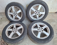 Alu felge 16 5x108 sa ljetnim gumama 205/60/16 Peugeot. Volvo. Ford