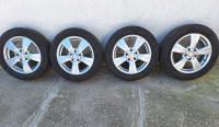 Alu felge 16 5x112 sa zimskim gumama 205/55/16 Original Mercedes A i B