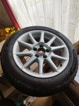 Alu felge 16'' rupe 5x112,zimske gume 205/55 R16 nove 4 kom.