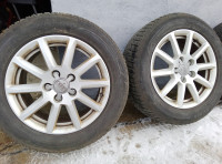 Alu felge 16 rupe 5x112, 4 kom.zimske gume Sava